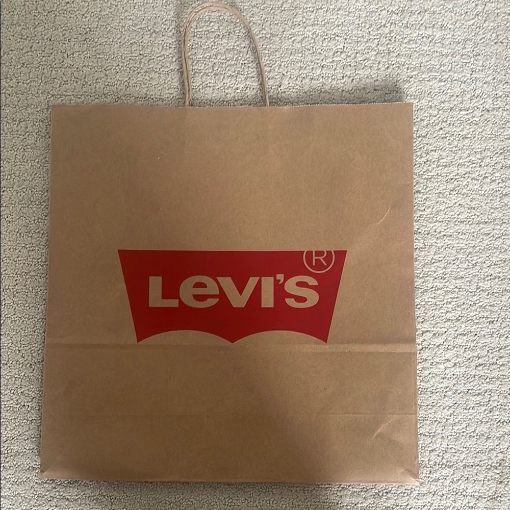 FREE ADD ON. Levi's Brown Paper Bag